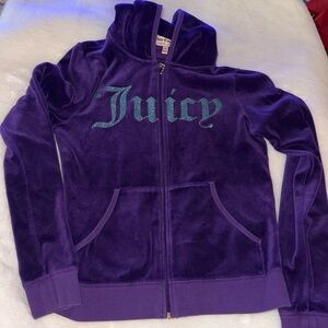 Vintage Velour Juicy Couture sparkle jacket